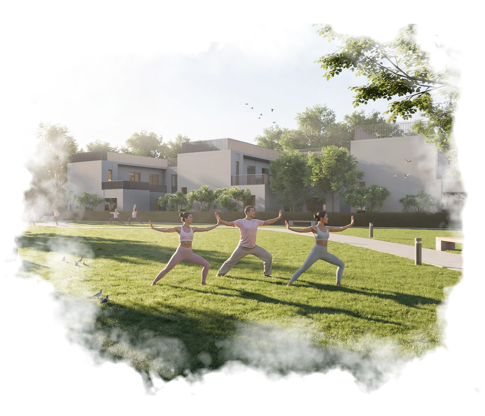 The Willows exterior — developer rendering